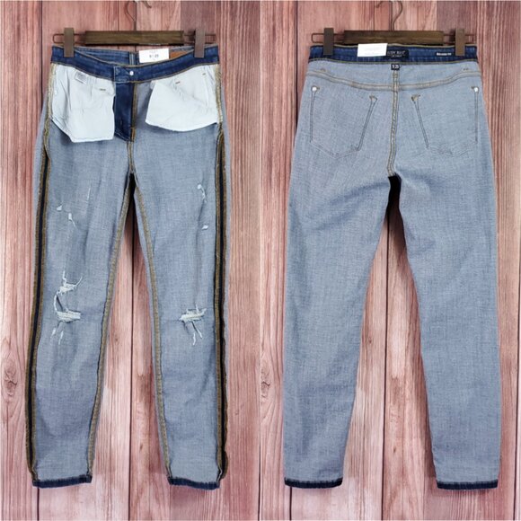 NWT Judy Blue Womens Size 9/29 Relaxed Fit Distressed Denim Jeans JB8271DK - Picture 2 of 16